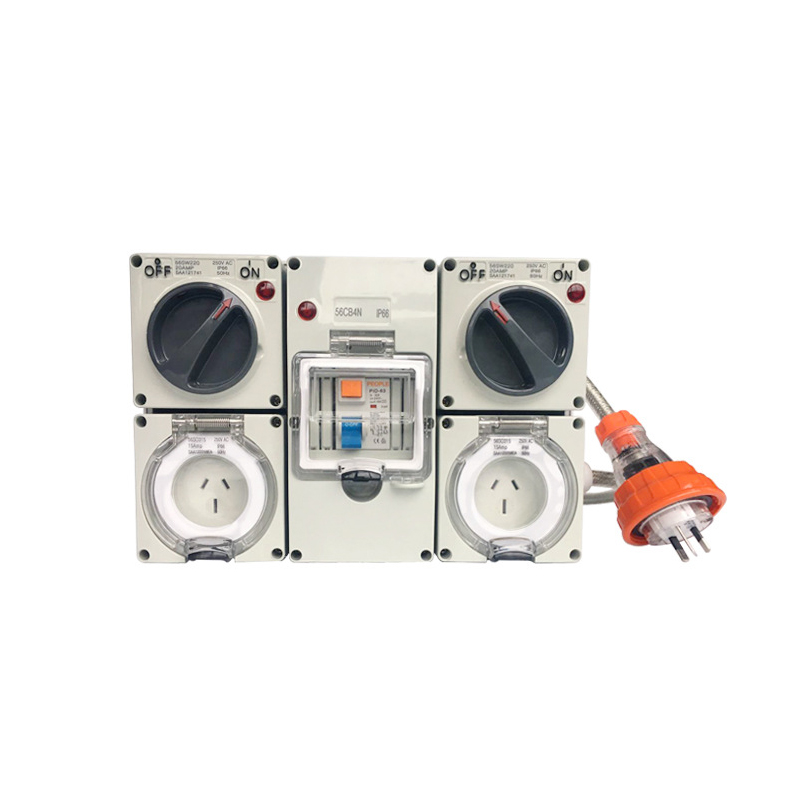 澳標配電箱 IP66防水戶外工業(yè)壁掛式配電箱